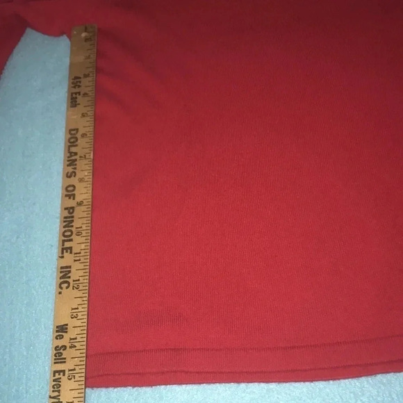 𝅺MERCER Street Studio long sleeve floral embellished soft red sweater size XL - Picture 8 of 8